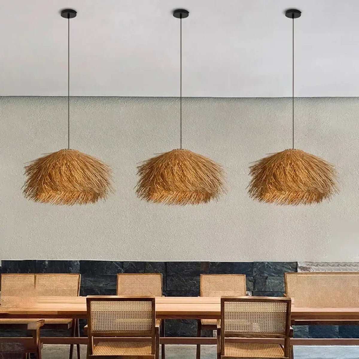 Lampa wisząca boho oryginalna naturalna | Prattisa