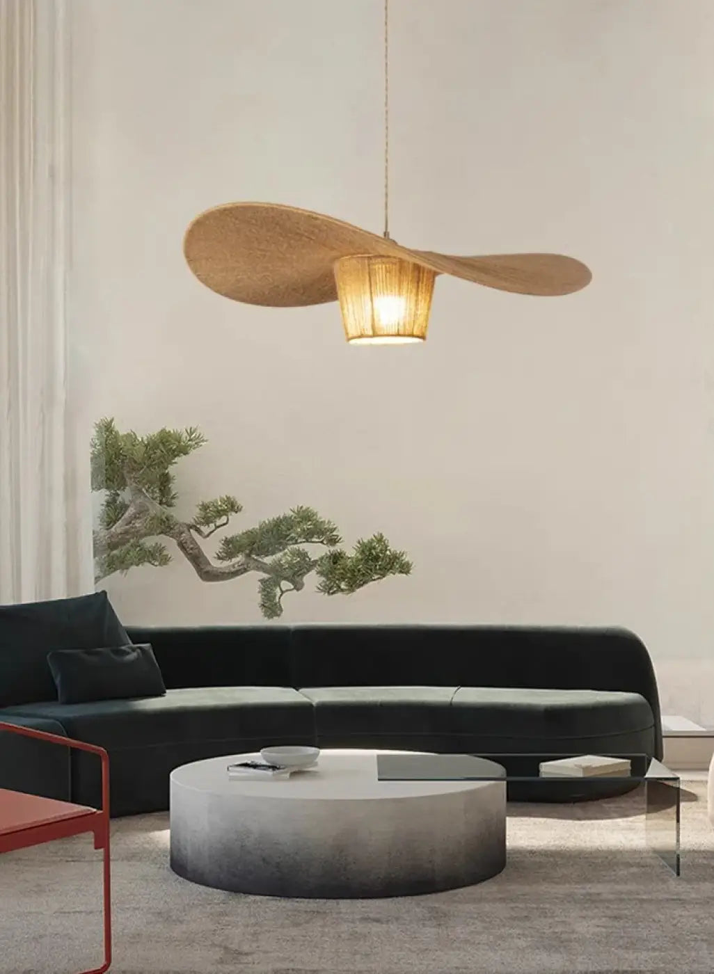 Lampa wisząca boho rattan | Verdita