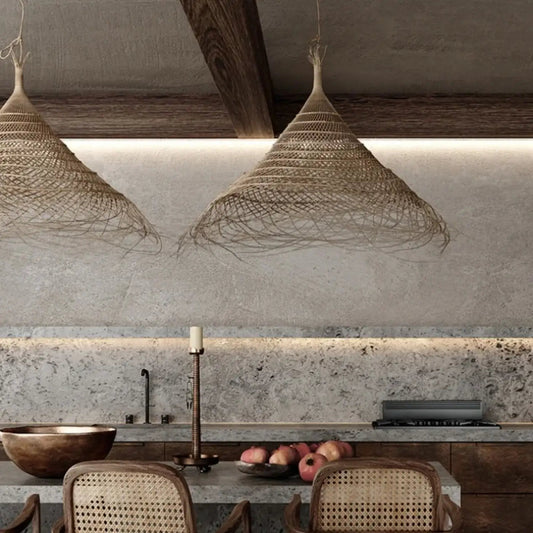 Lampa wisząca boho stożkowa | Vivora
