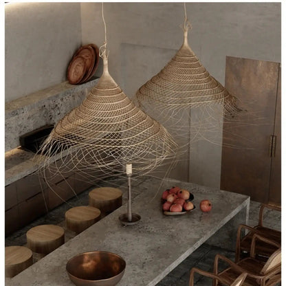 Lampa wisząca boho stożkowa | Vivora