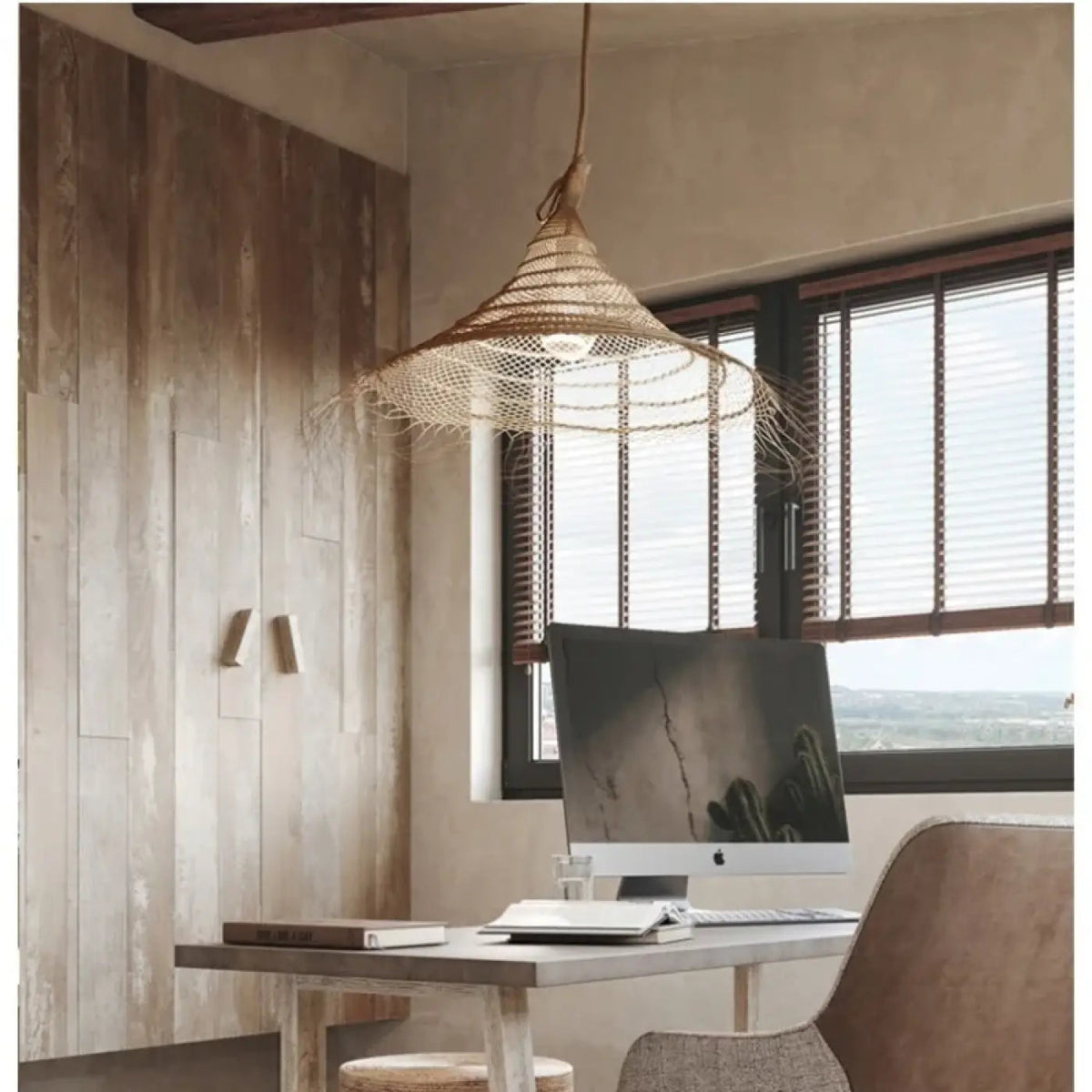 Lampa wisząca boho stożkowa | Vivora