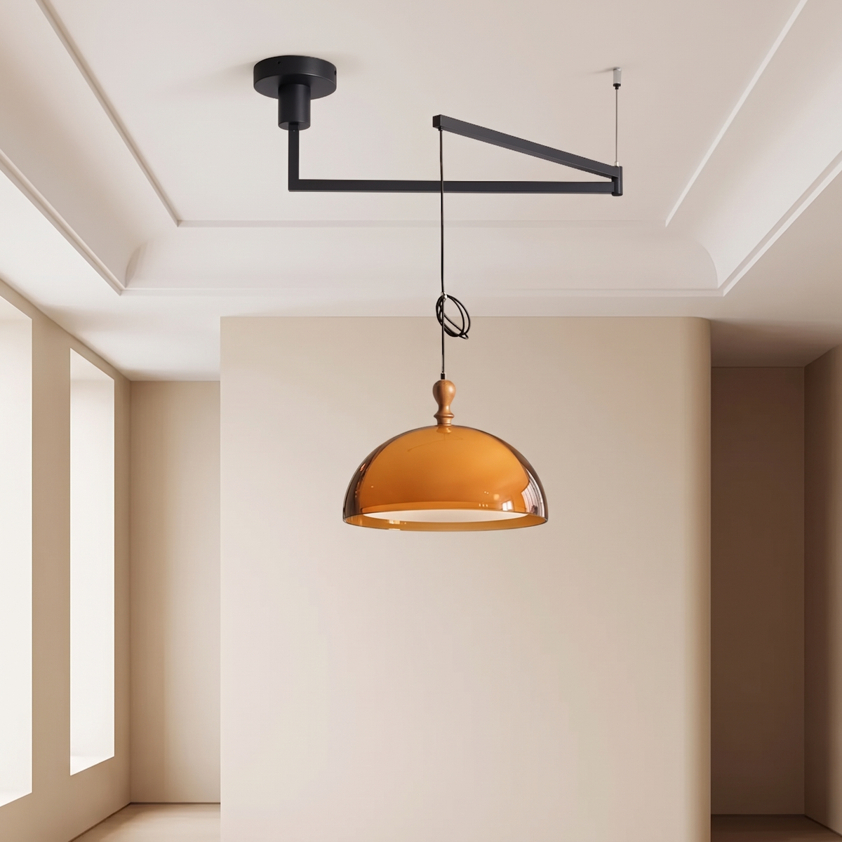 Lampa wisząca bursztynowa | Ramanta