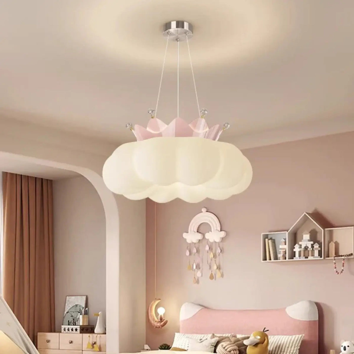 Lampa wisząca chmura biała dziecięca | Lambora