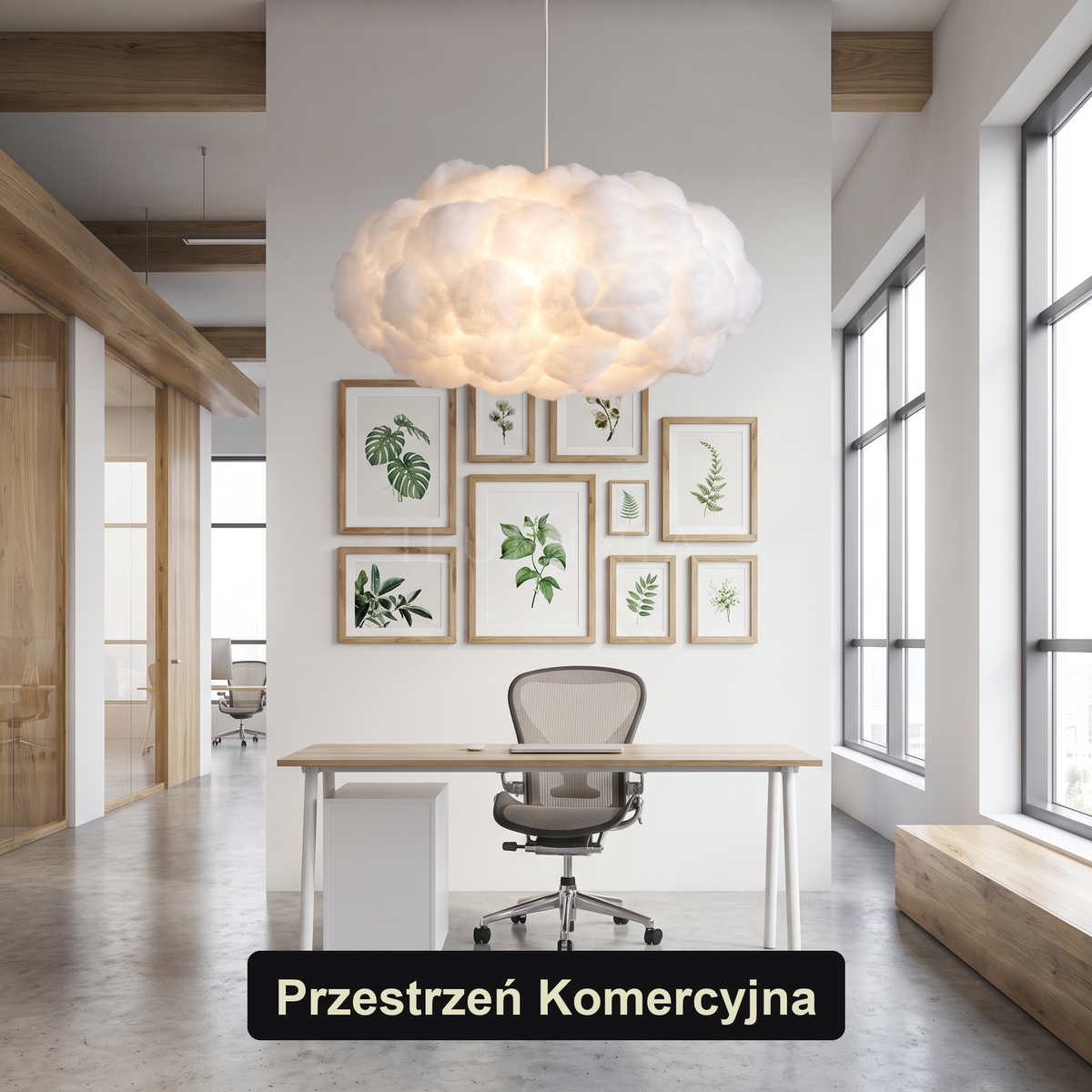 Lampa wisząca chmurka | Fabriosa – przestrzeń komercyjna