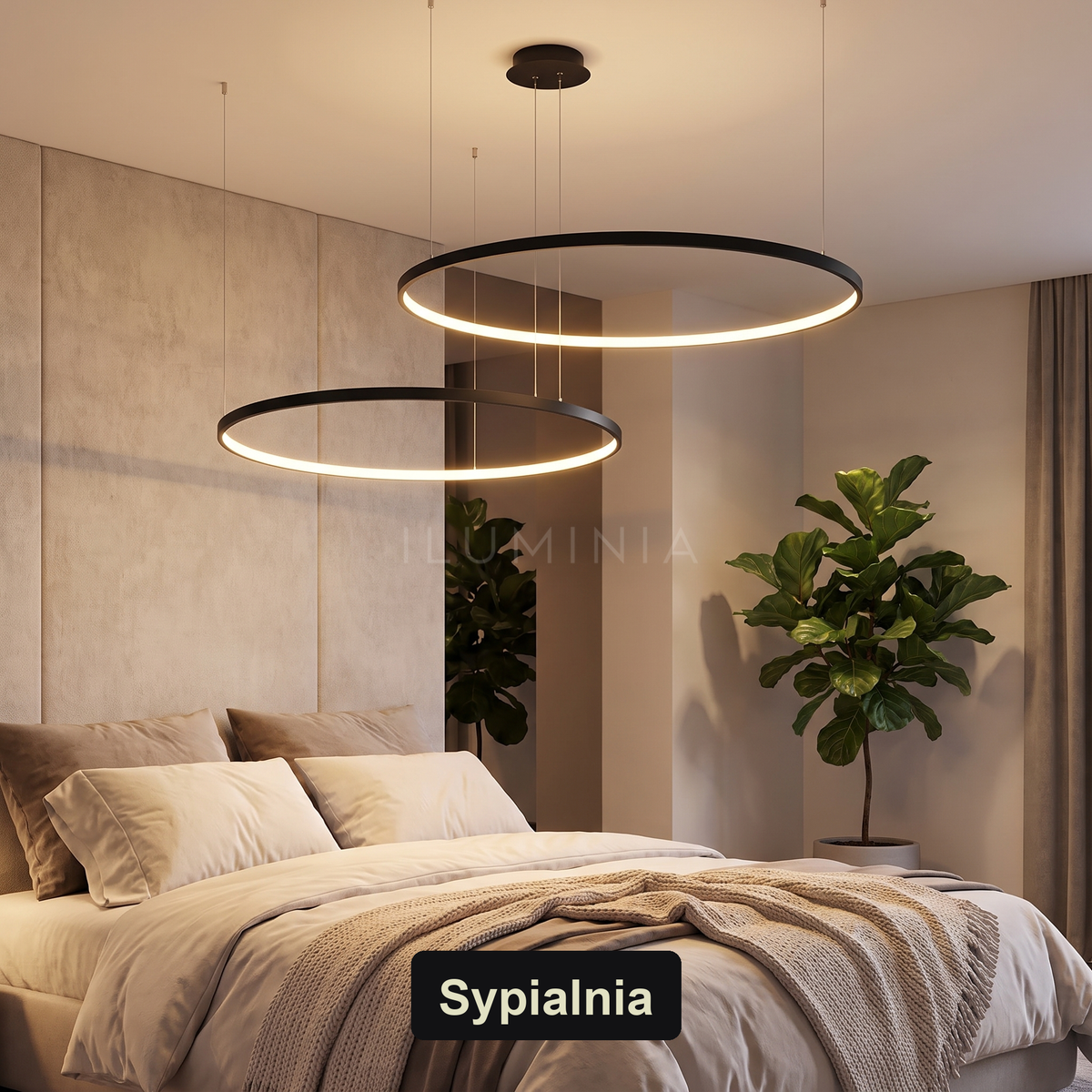 Lampa wisząca circle | Ravampa – sypialnia