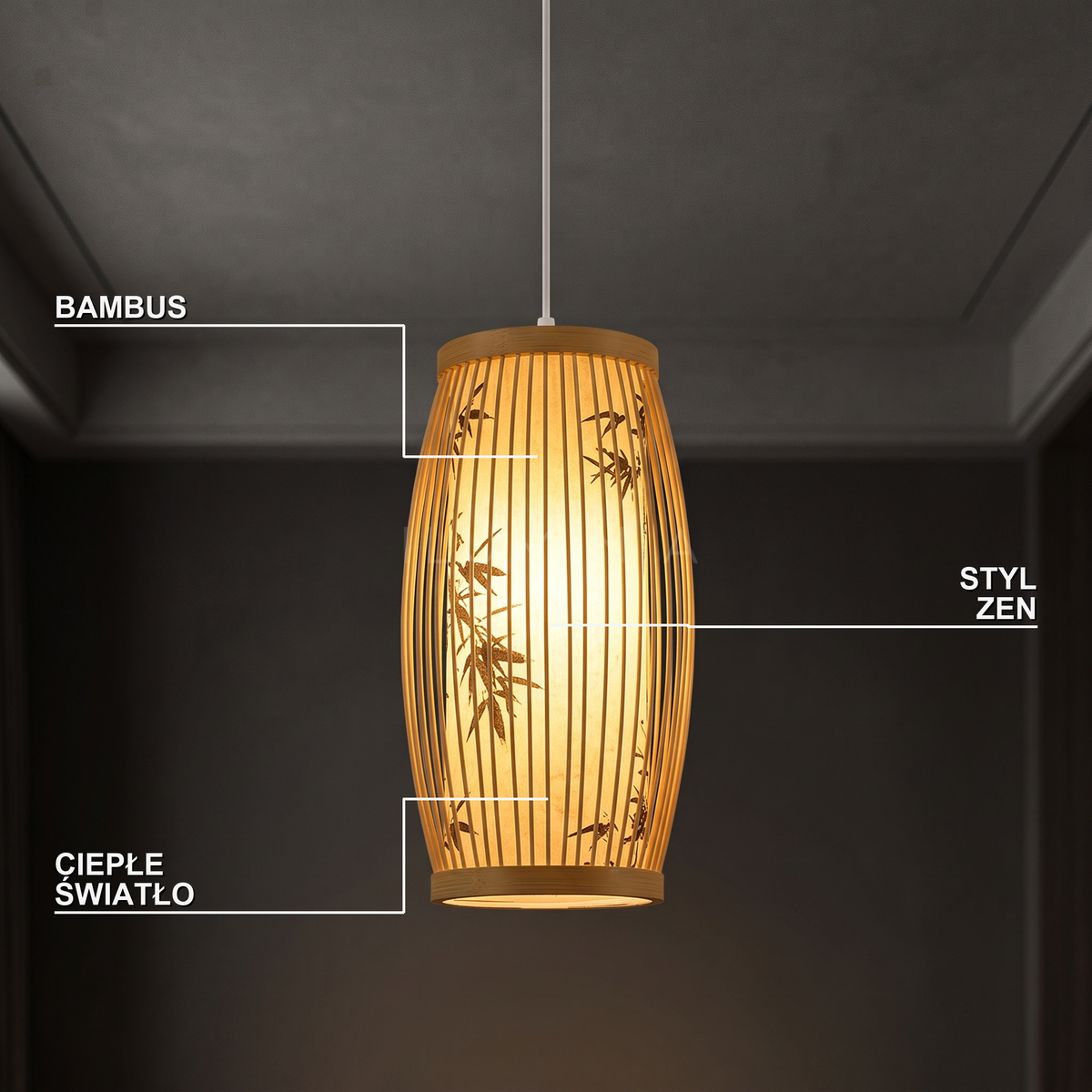 Lampa wisząca cylinder | Teretta