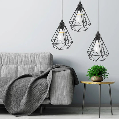 Lampa wisząca czarna geometryczna | Veranta
