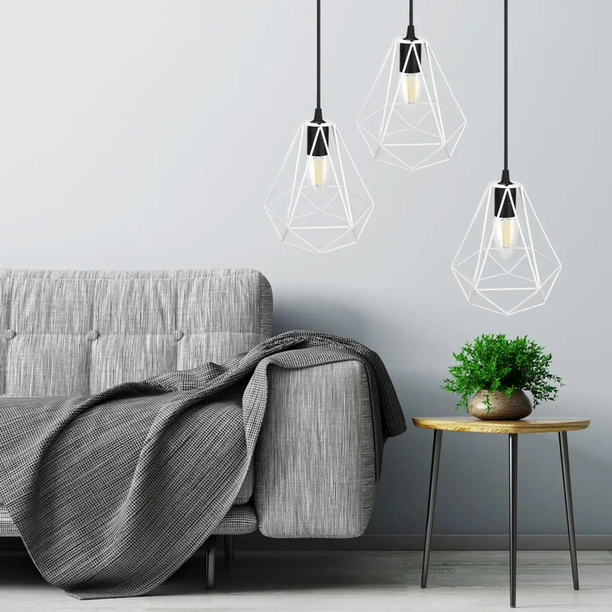 Lampa wisząca czarna geometryczna | Veranta