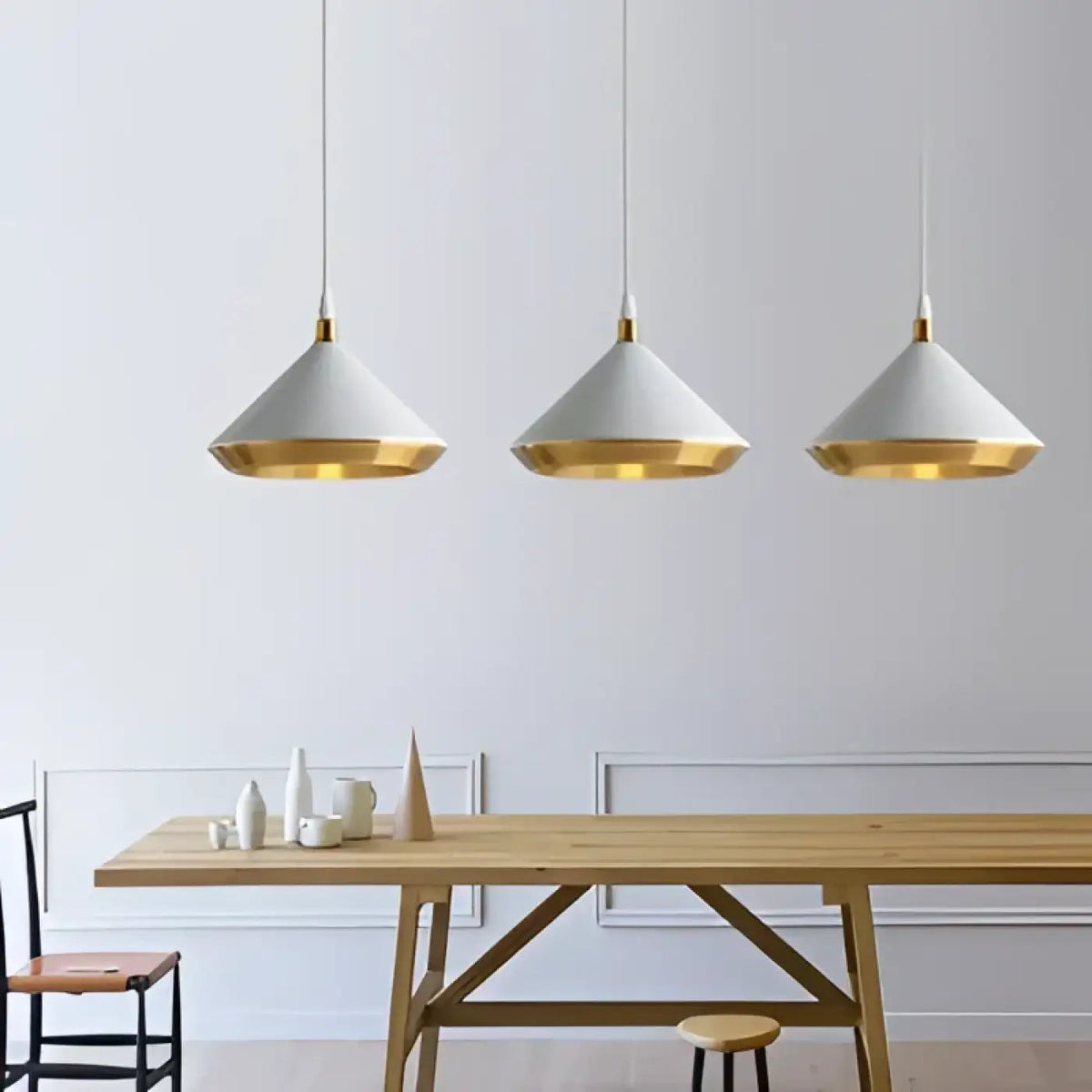 Lampa wisząca czarna LED | Clarante