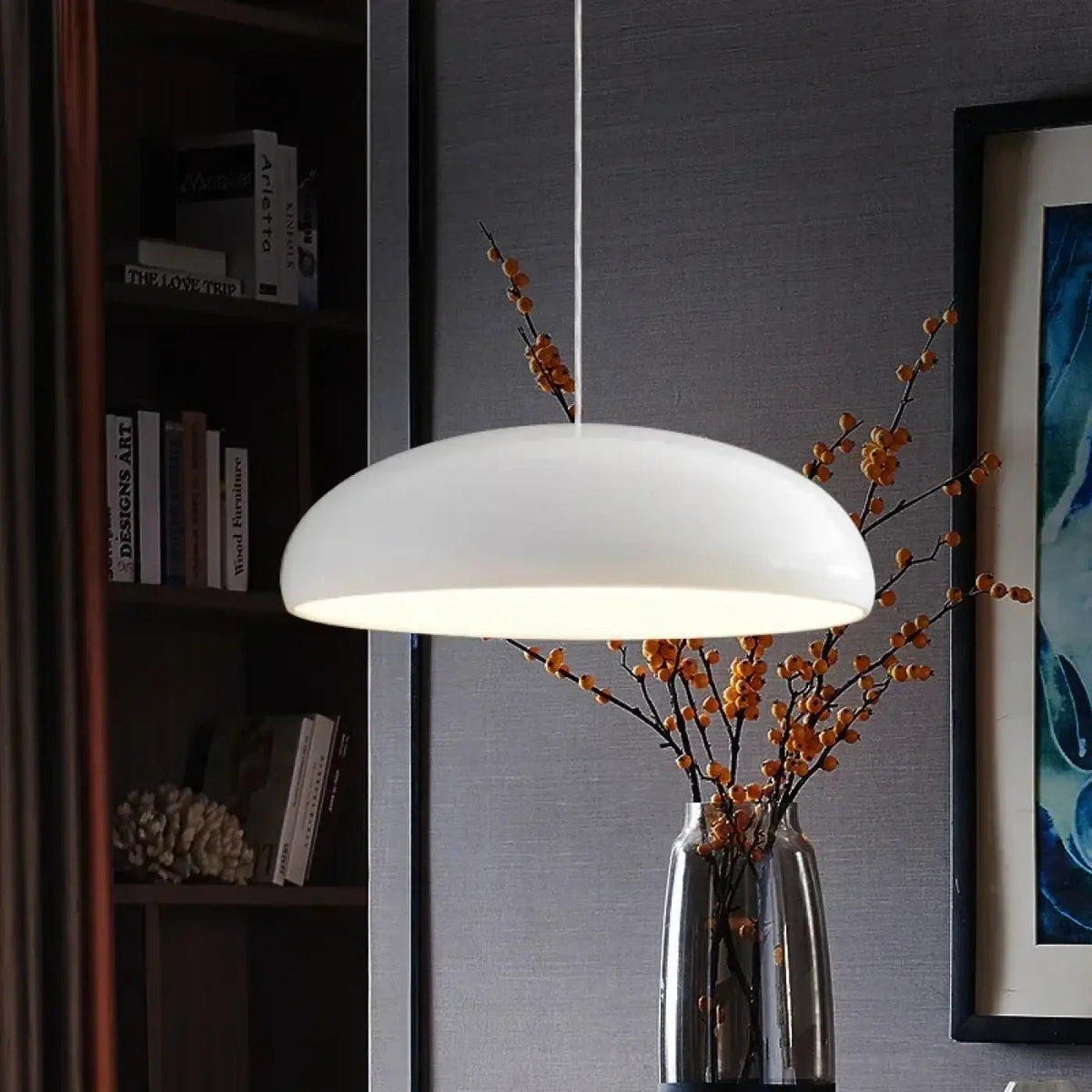 Lampa wisząca czarna retro | Terara