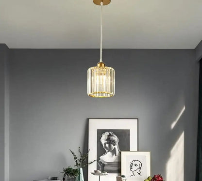 Lampa wisząca czarna z kryształkami | Vintisa