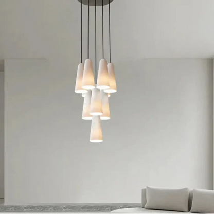 Lampa wisząca czarno miedziana | Santelia