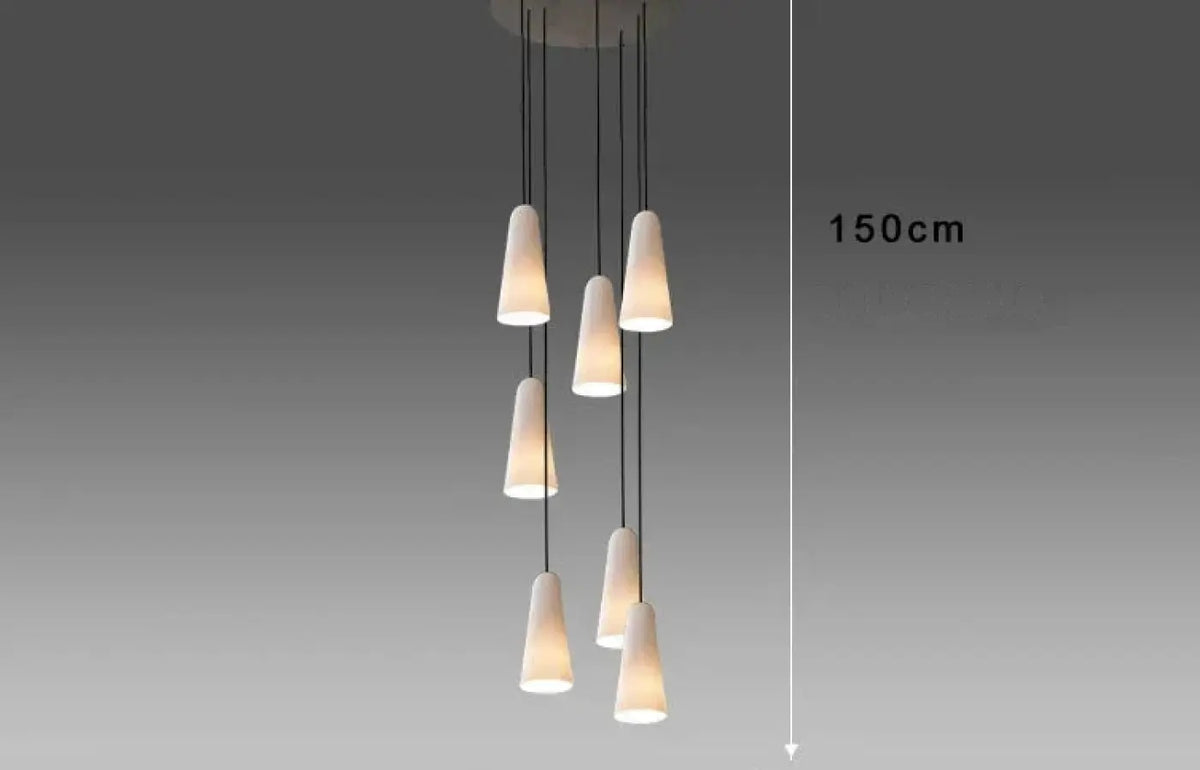 Lampa wisząca czarno miedziana | Santelia