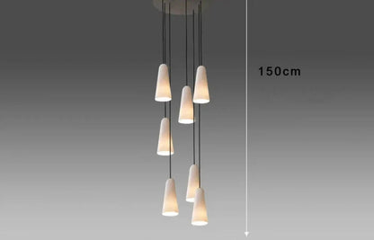 Lampa wisząca czarno miedziana | Santelia
