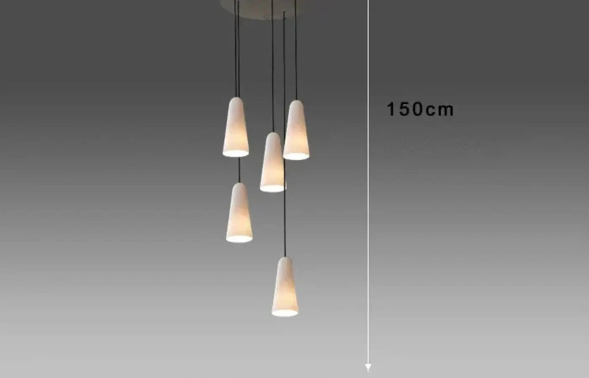 Lampa wisząca czarno miedziana | Santelia
