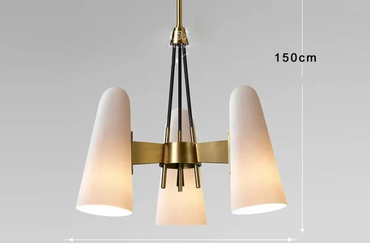 Lampa wisząca czarno miedziana | Santelia
