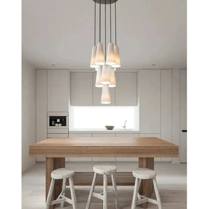Lampa wisząca czarno miedziana | Santelia
