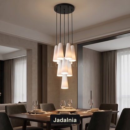 Lampa wisząca czarno miedziana | Santelia