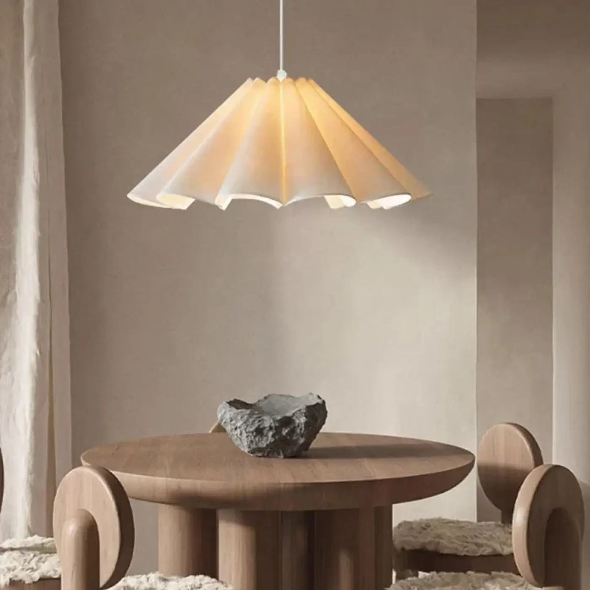 Lampa wisząca designerska nowoczesna biała | Estenna