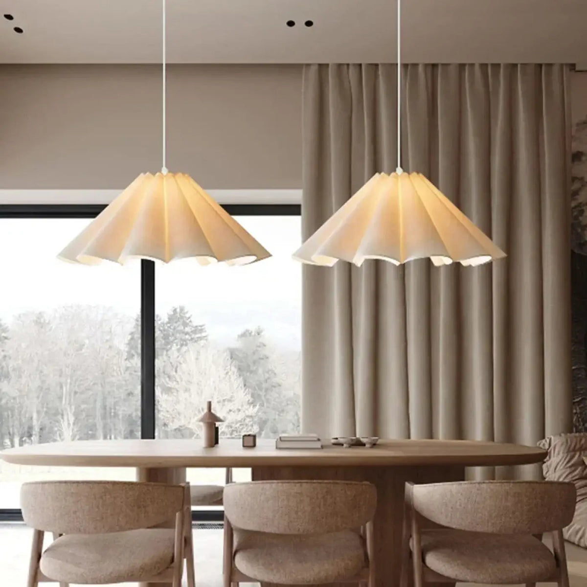 Lampa wisząca designerska nowoczesna biała | Estenna
