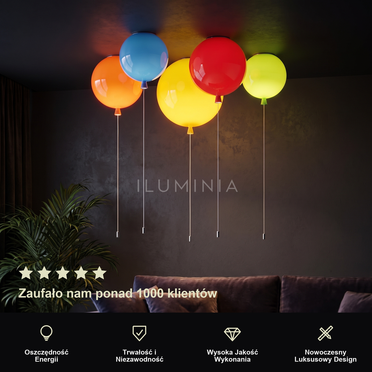 Lampa wisząca do korytarza | Brina