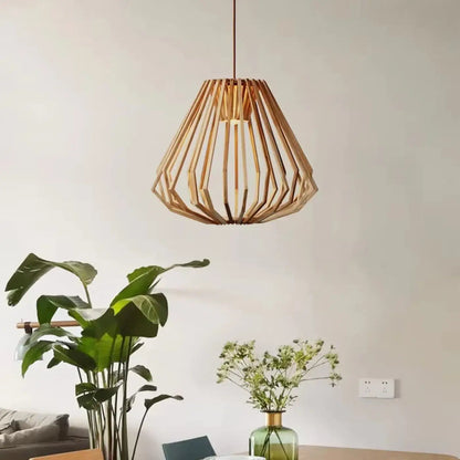 Lampa wisząca drewniana belka | Della