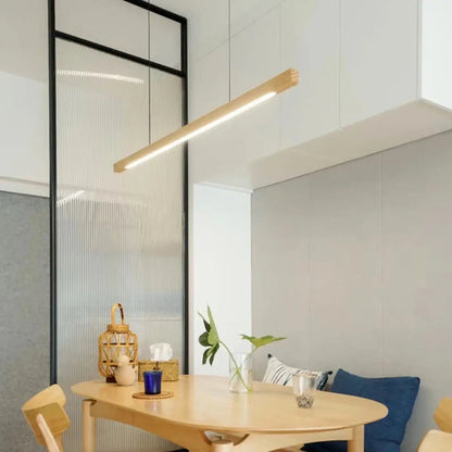 Lampa wisząca drewniana LED | Bonilla