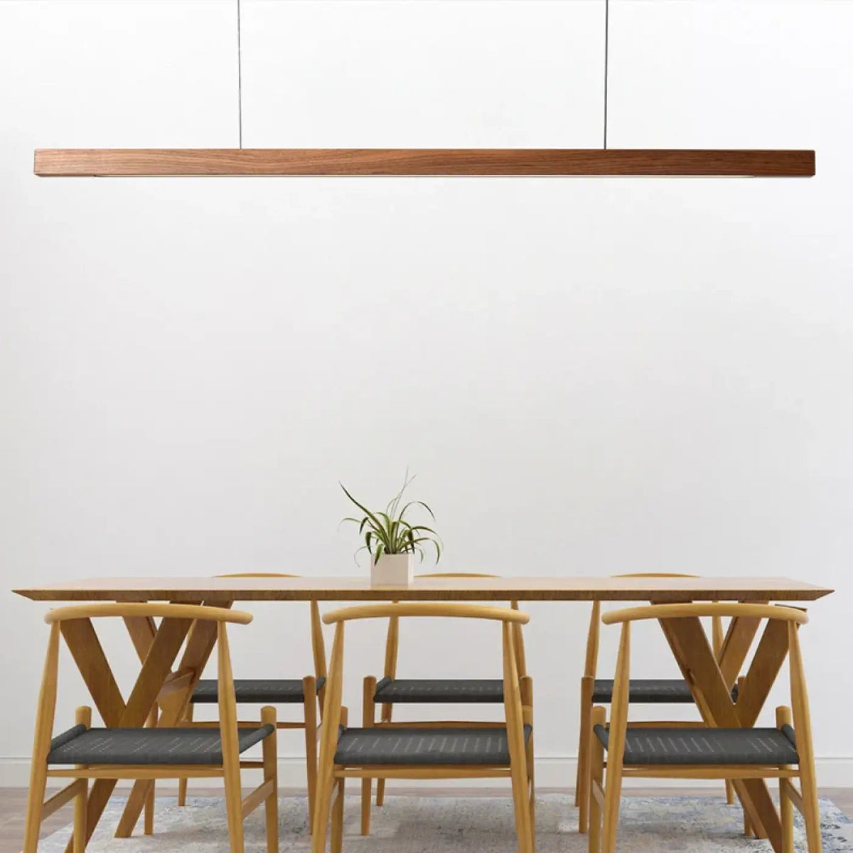 Lampa wisząca drewniana LED | Bonilla