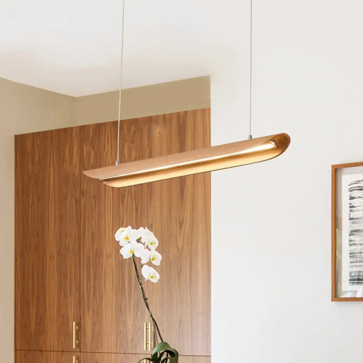 Lampa wisząca drewno | Palezza