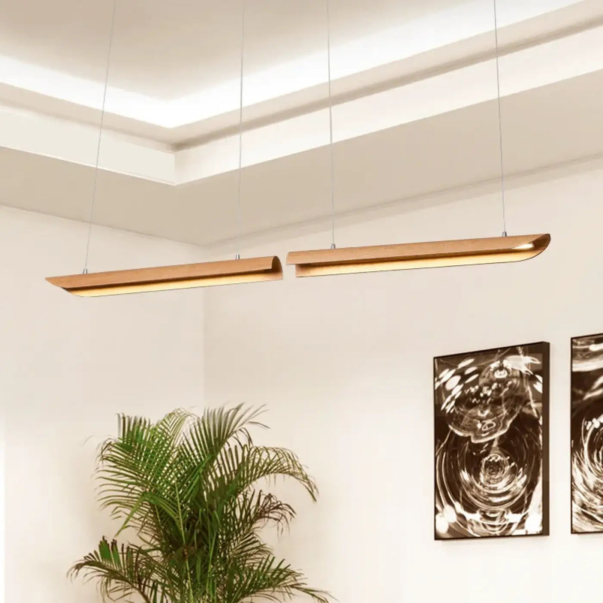 Lampa wisząca drewno | Palezza