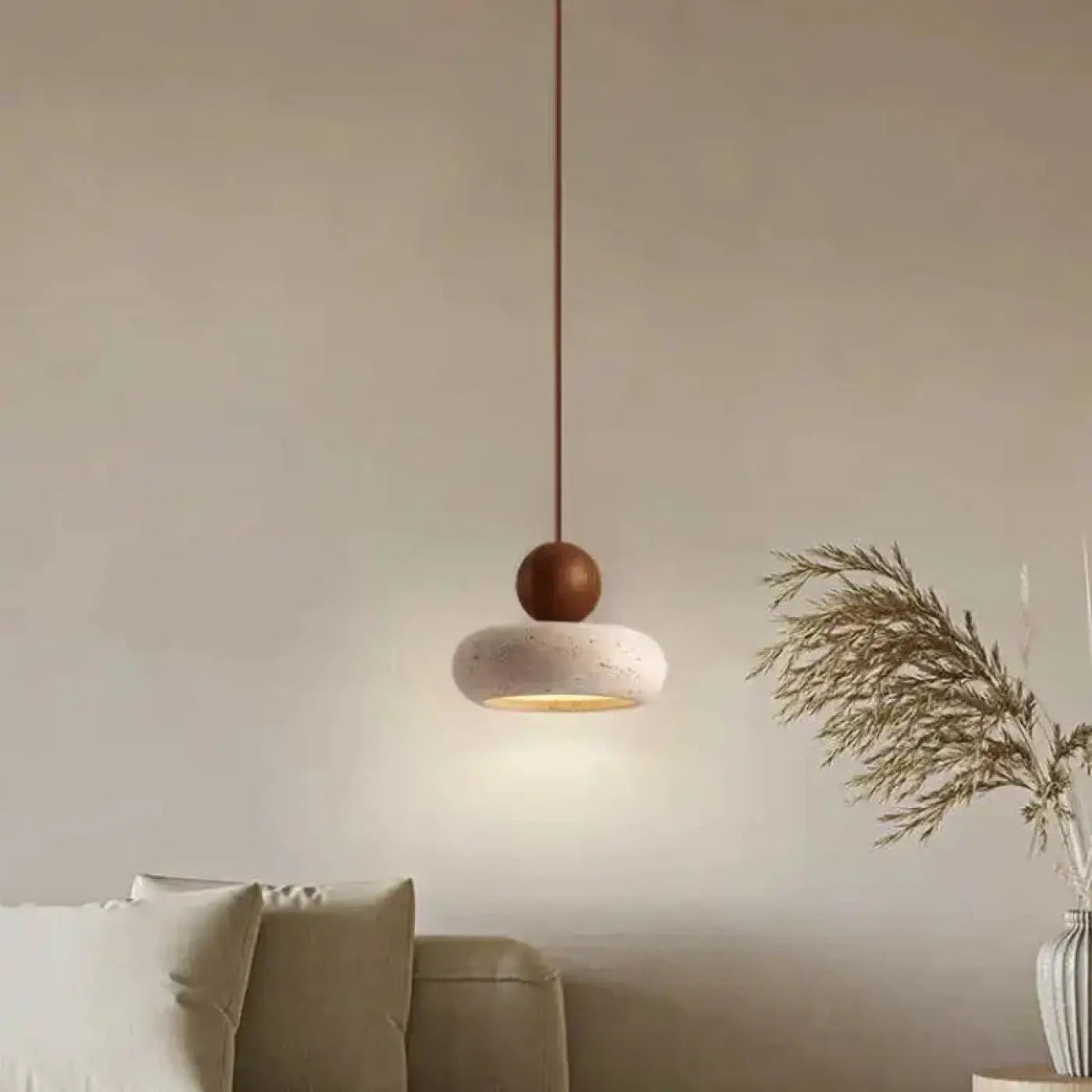 Lampa wisząca drewnopodobna | Tonduna