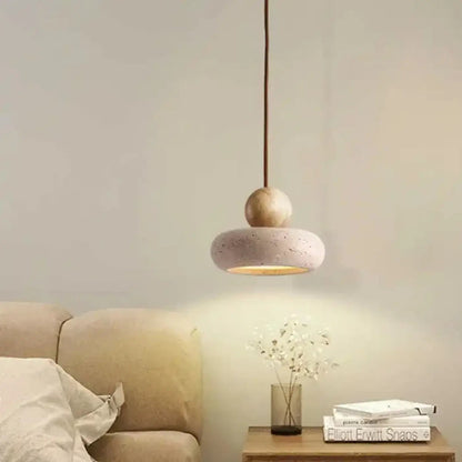 Lampa wisząca drewnopodobna | Tonduna