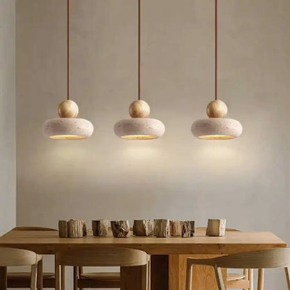 Lampa wisząca drewnopodobna | Tonduna