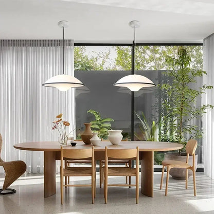 Lampa wisząca dysk do biura | Tuvina