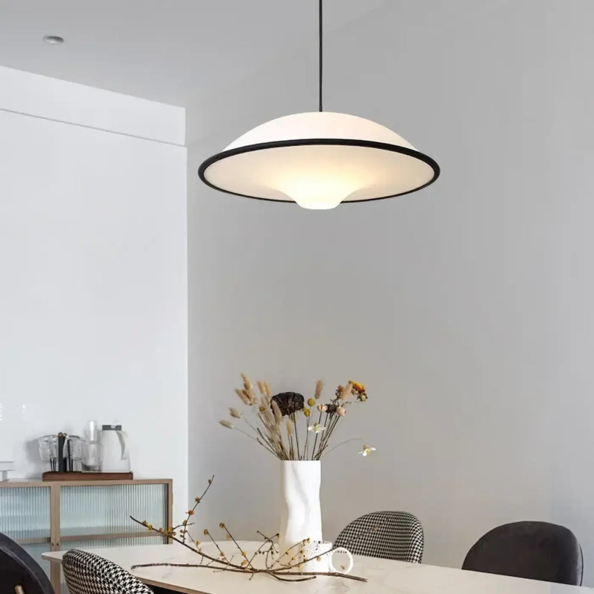 Lampa wisząca dysk do biura | Tuvina