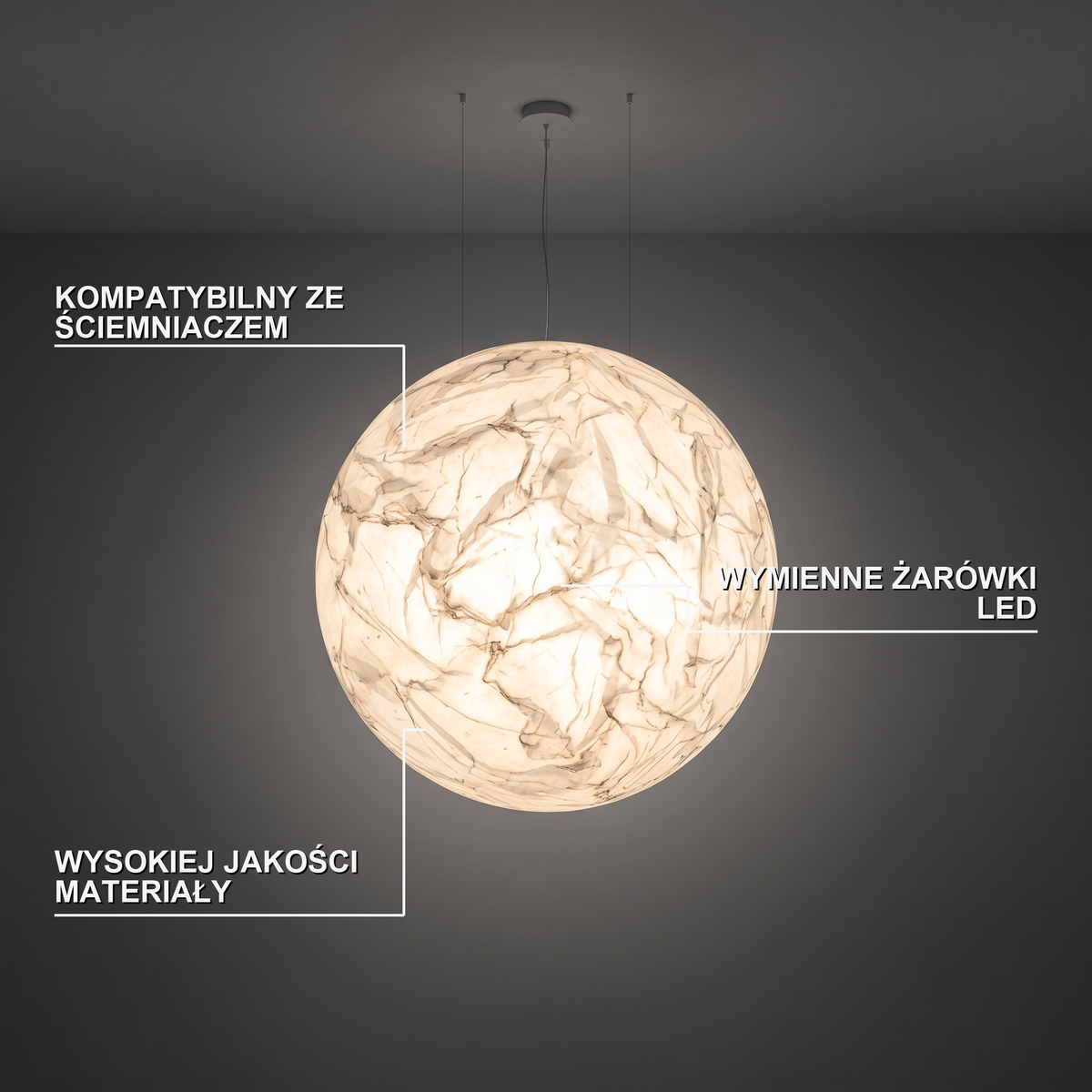Lampa wisząca dziewczęca | Clarilda