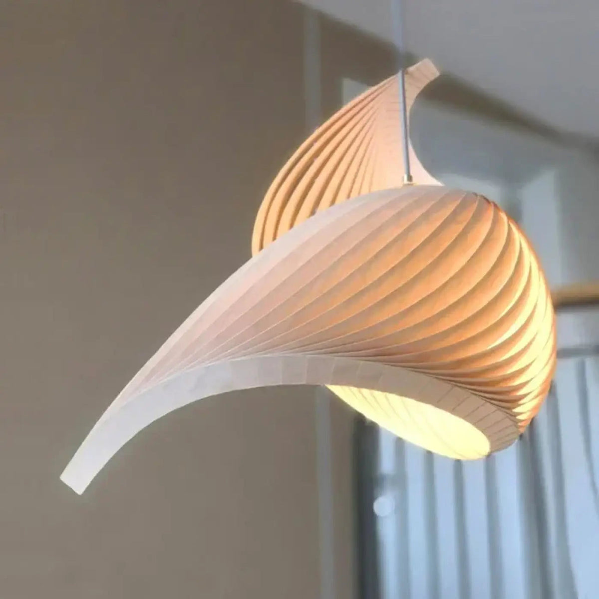 Lampa wisząca elegancka designerska spiralna | Miranessa