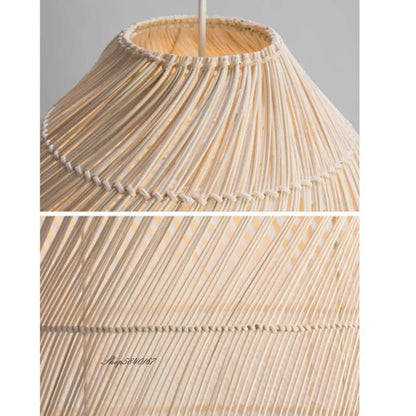 Lampa wisząca elegancka naturalna rattan | Solita