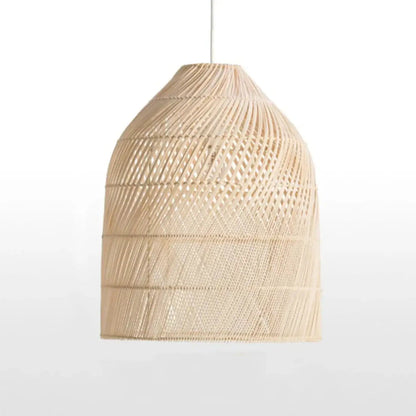 Lampa wisząca elegancka naturalna rattan | Solita