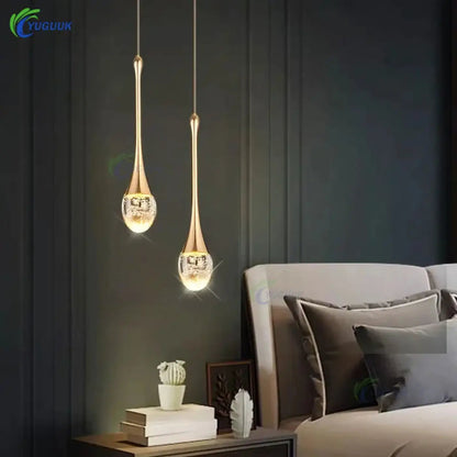 Lampa wisząca elegancka oryginalna złota | Vorurna