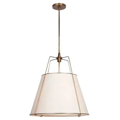 Lampa wisząca elegancka tkanina złota | Piante