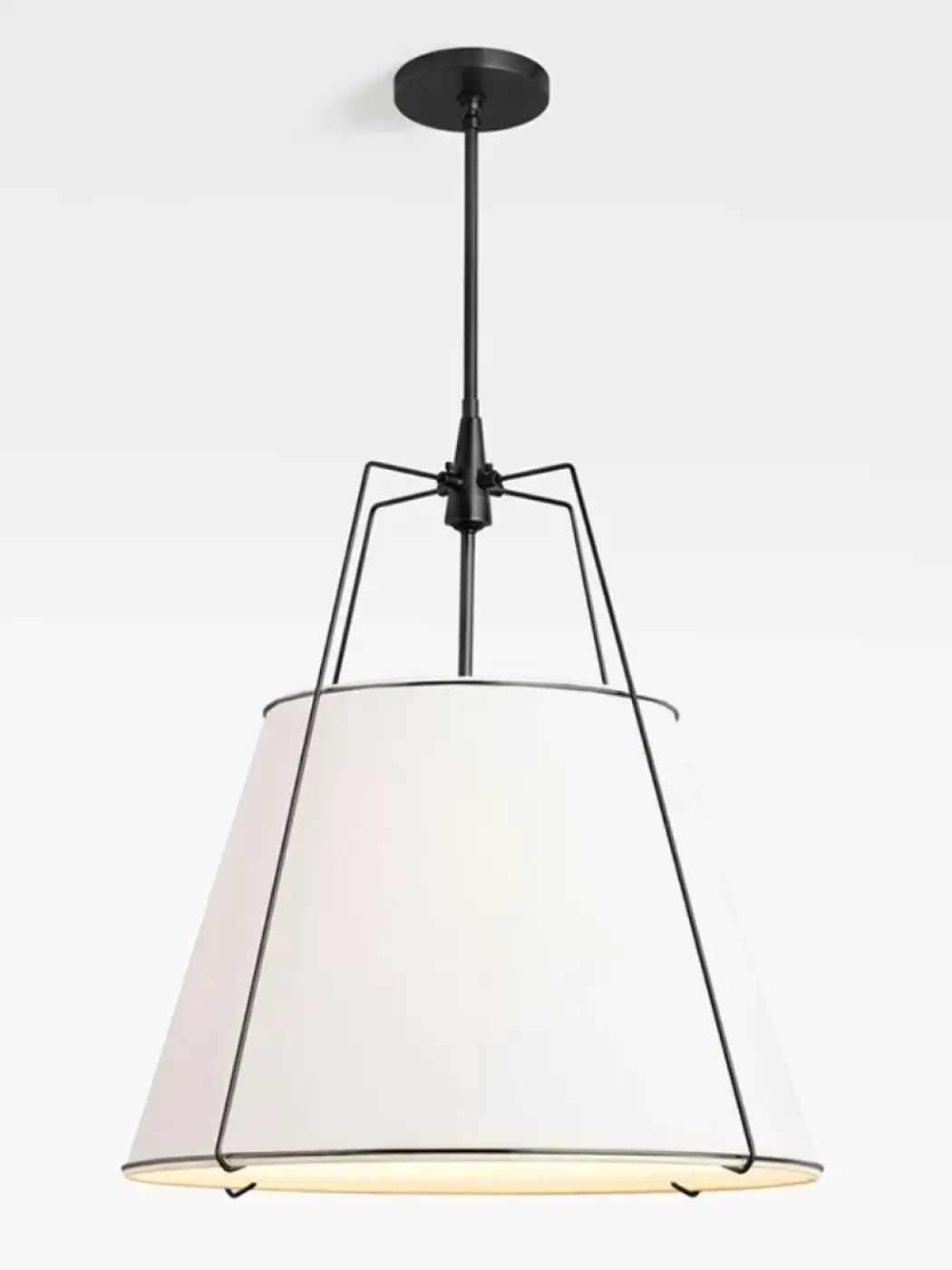 Lampa wisząca elegancka tkanina złota | Piante