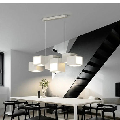 Lampa wisząca geometryczna szara | Rovessa