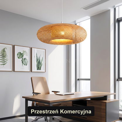 Lampa wisząca bambusowa | Leonza – przestrzeń komercyjna