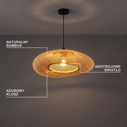 Lampa wisząca bambusowa | Leonza – cechy i funkcje