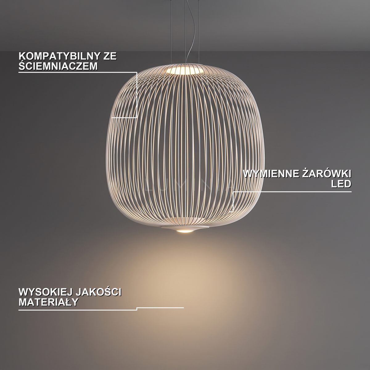 Lampa wisząca industrialna | Nottella