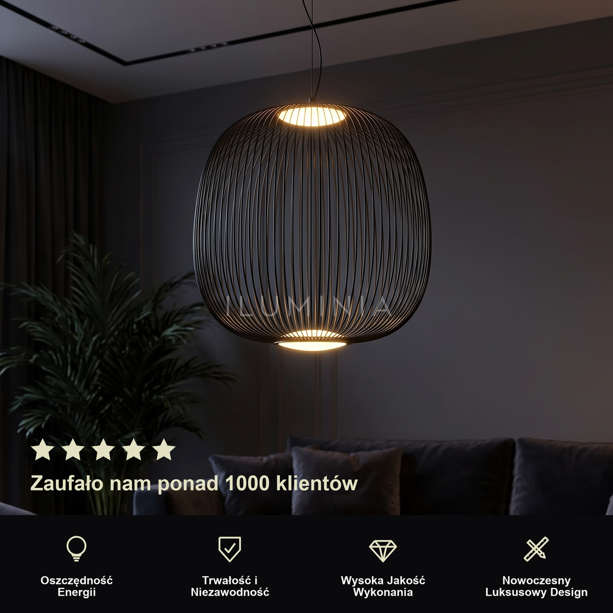 Lampa wisząca industrialna | Nottella