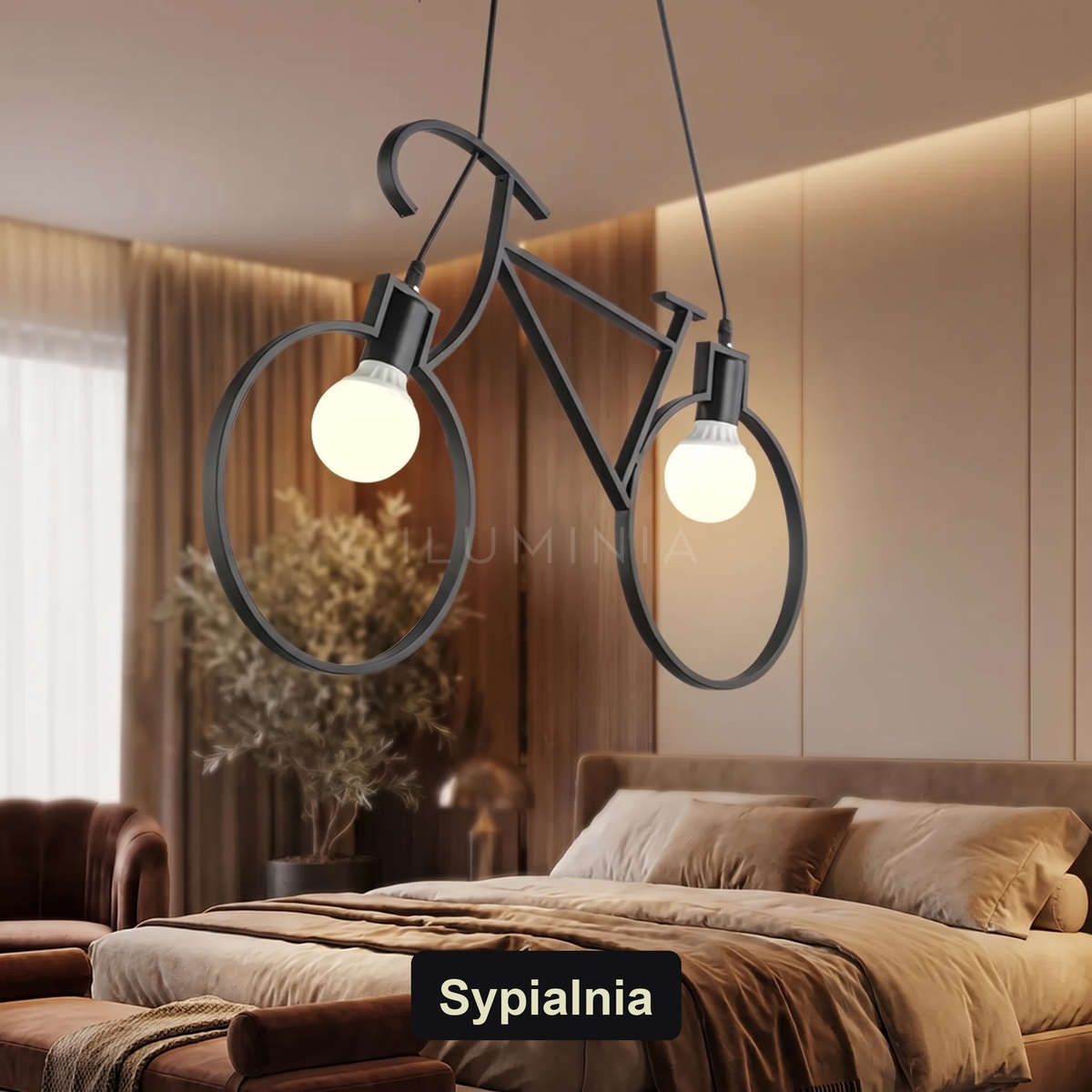 Lampa wisząca kloszem do dołu | Vintanta