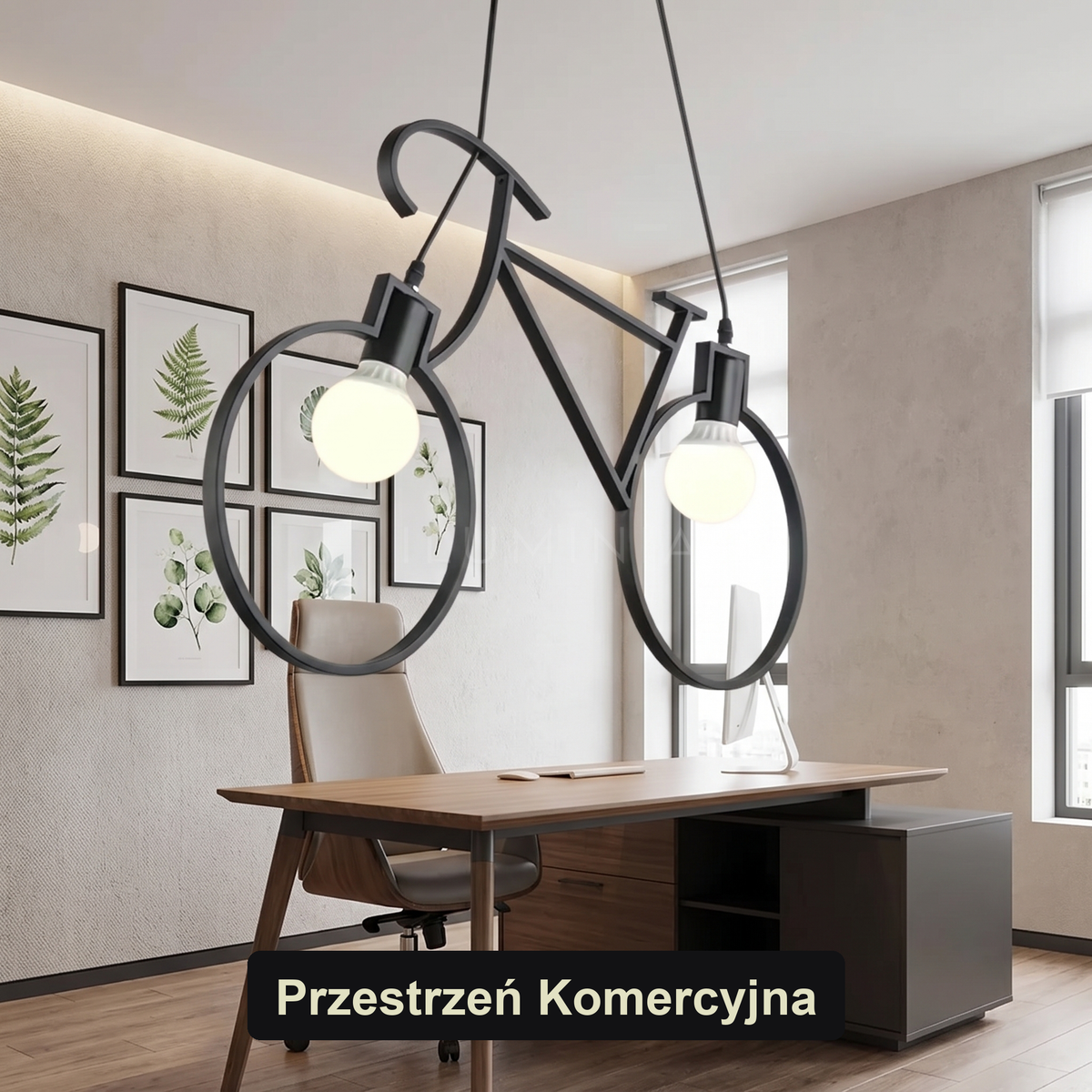 Lampa wisząca kloszem do dołu | Vintanta