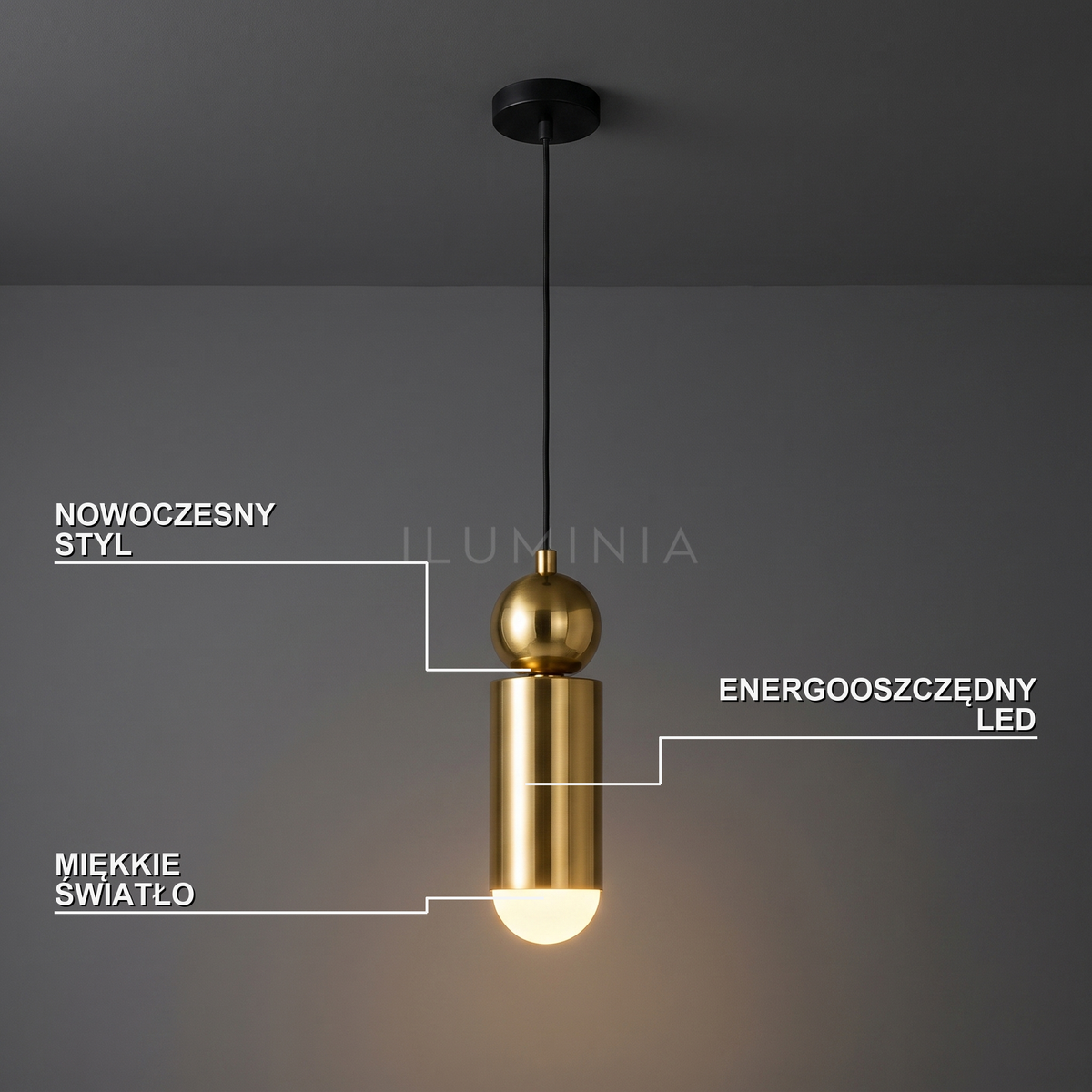 Lampa wisząca koło | Terenza